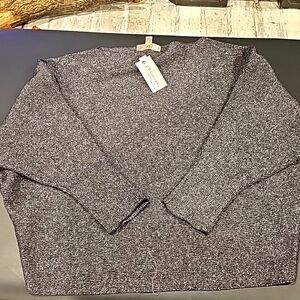 Ladies Black Shimery Sweater